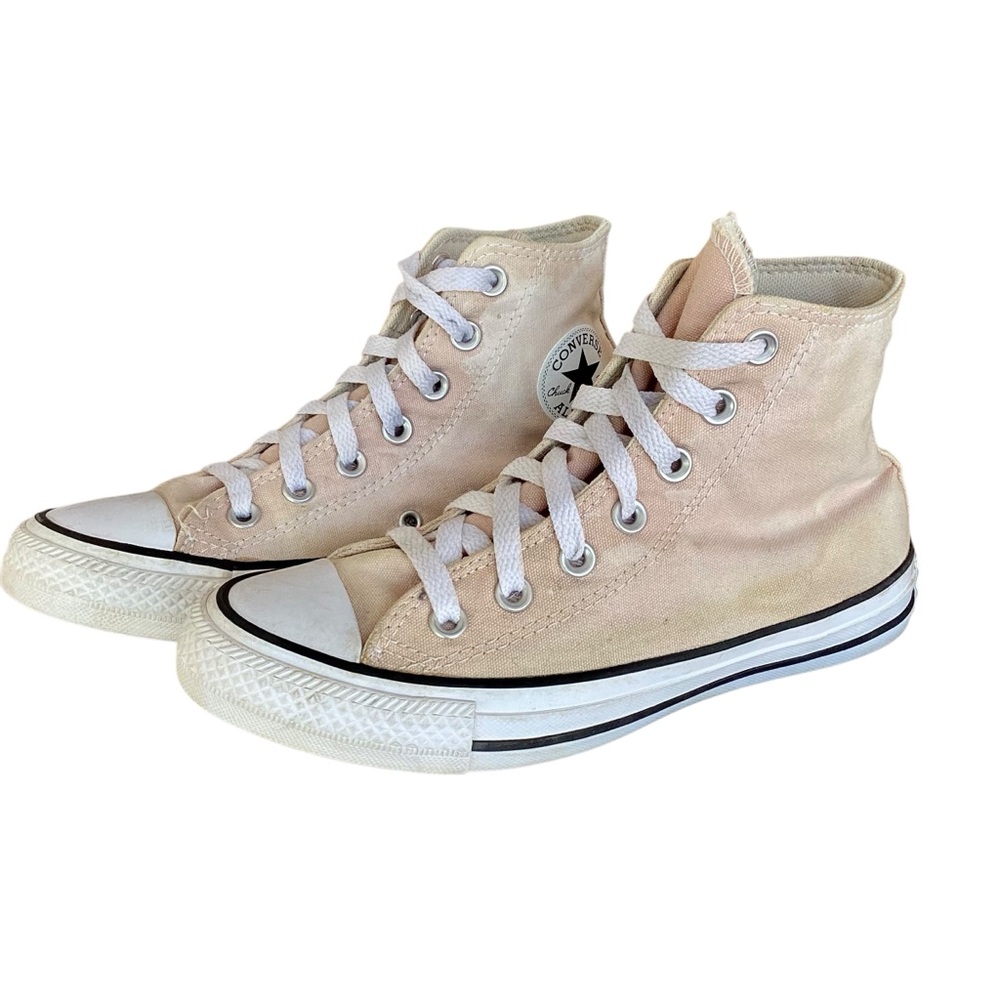 Converse Chuck Taylor High-Top Sneakers 8 All Star Soft Pink